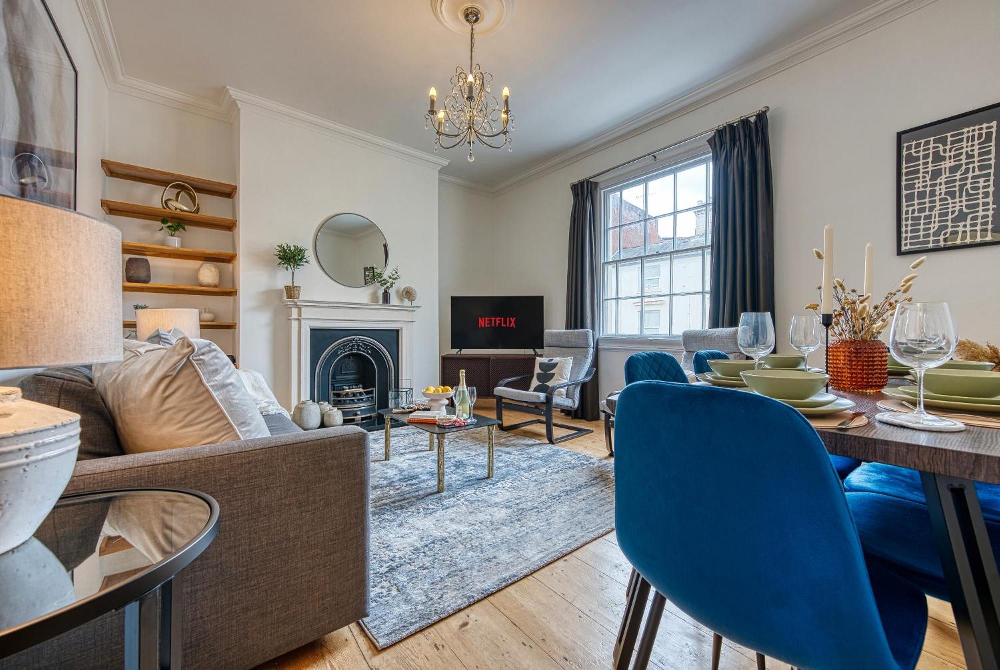 2 Bed Stunning Chic Modern Spacious Apt, Ocean Village, Southampton - Plenty Of Parking - By Blue Puffin Stays Eksteriør bilde